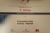 Průmyslová zóna Svitavy - Paprsek získala ocenění