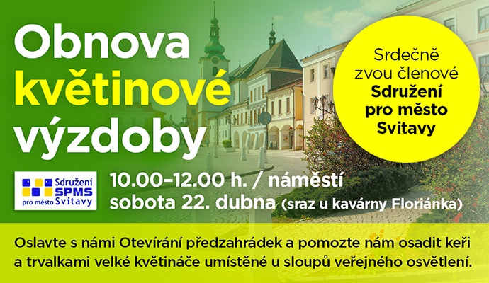 Obnova květinové výzdoby