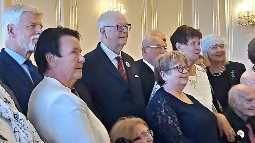 Milena Brzoňová u prezidenta republiky