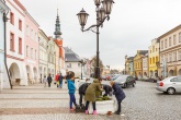 Den Země - výsadba květin na svitavském náměstí - fotogalerie